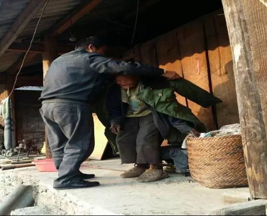 Send military coats for the elderly to keep warm.
